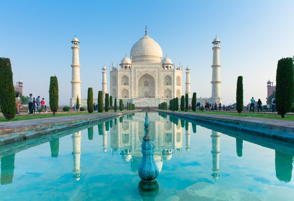 The Morning View Of The Taj Mahal Monument, India India adventure