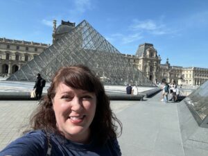 Joy Sanders Louvre, France