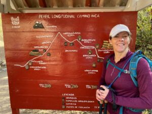 Lara Maxfield Inka Trail Trek