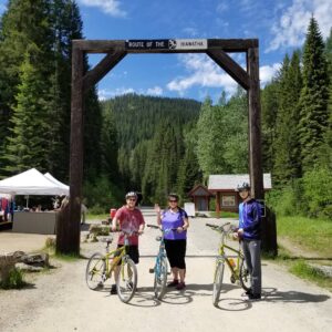 Mae Wellington - Hiawatha Bike Train, Idaho