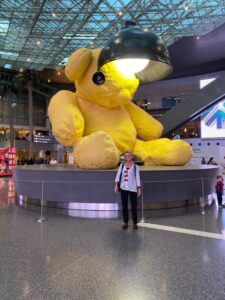 Linda Hofer - Doha Airport, Qatar