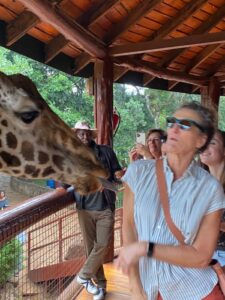 Linda Hofer - Giraffe Center, Nairobi, Kenya