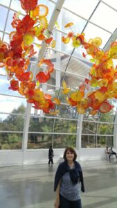 Sylvia Thomas - Chihuly Glasshouse, Seattle, Washington